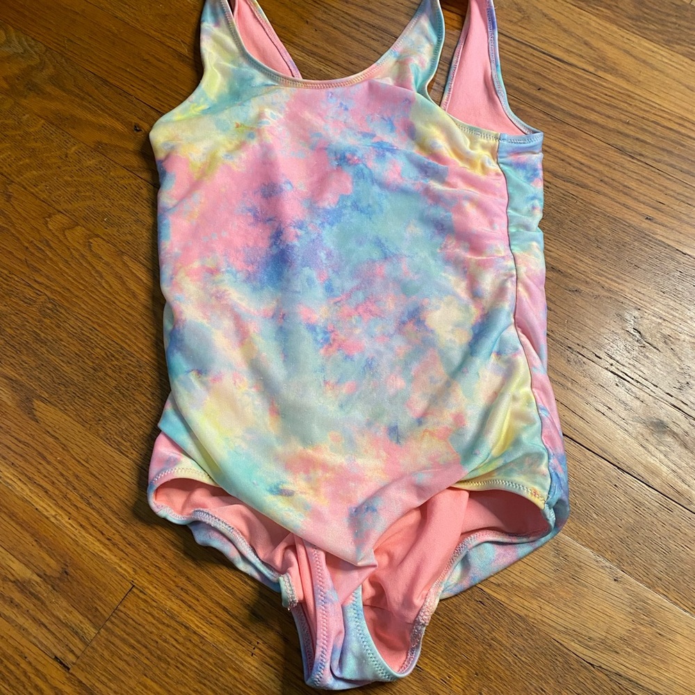 H&M girls tie dye bathing suit- size 8/10 - Picture 3 of 3